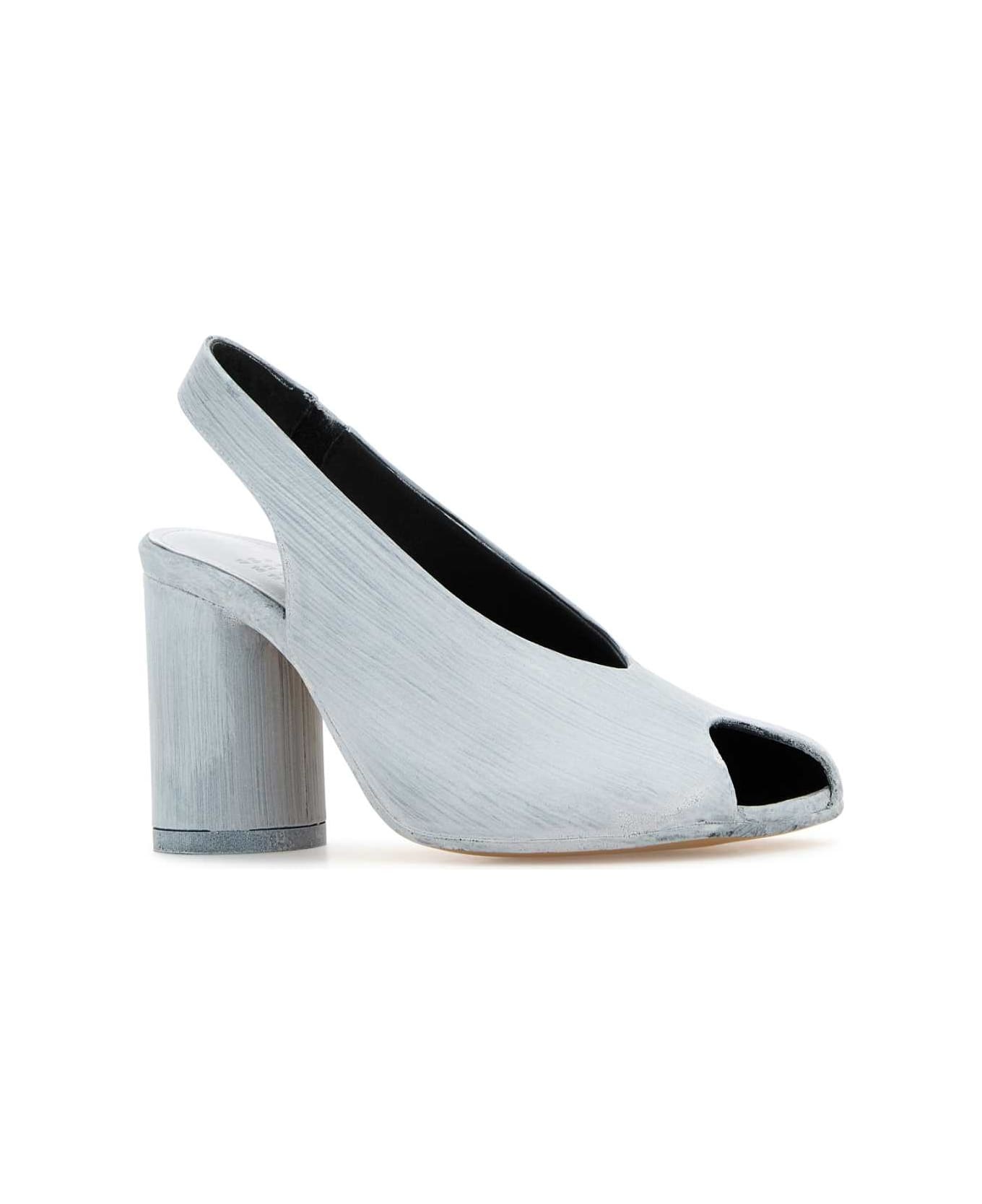 White Leather Pumps - 2