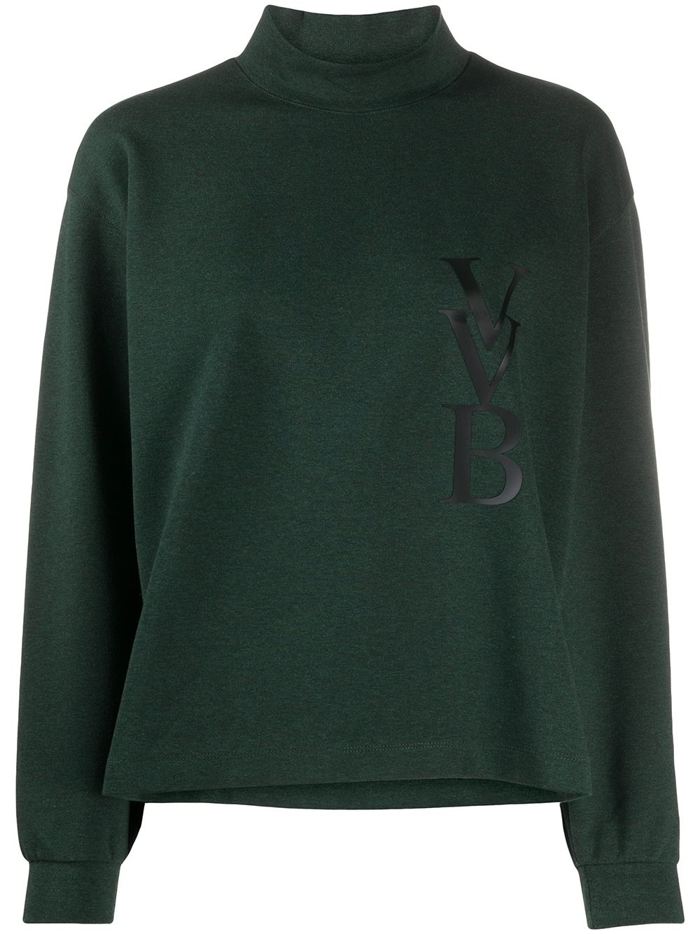 mock neck sweatshirt - 1