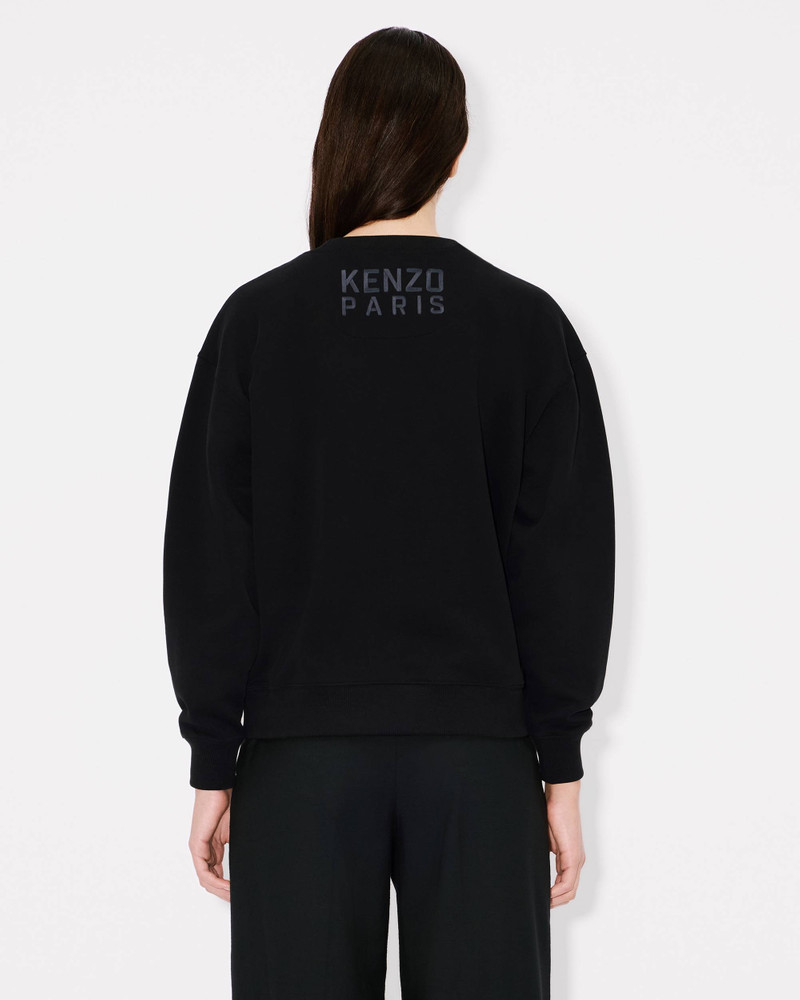 'KENZO Happy Tiger' embroidered sweatshirt in cotton 4