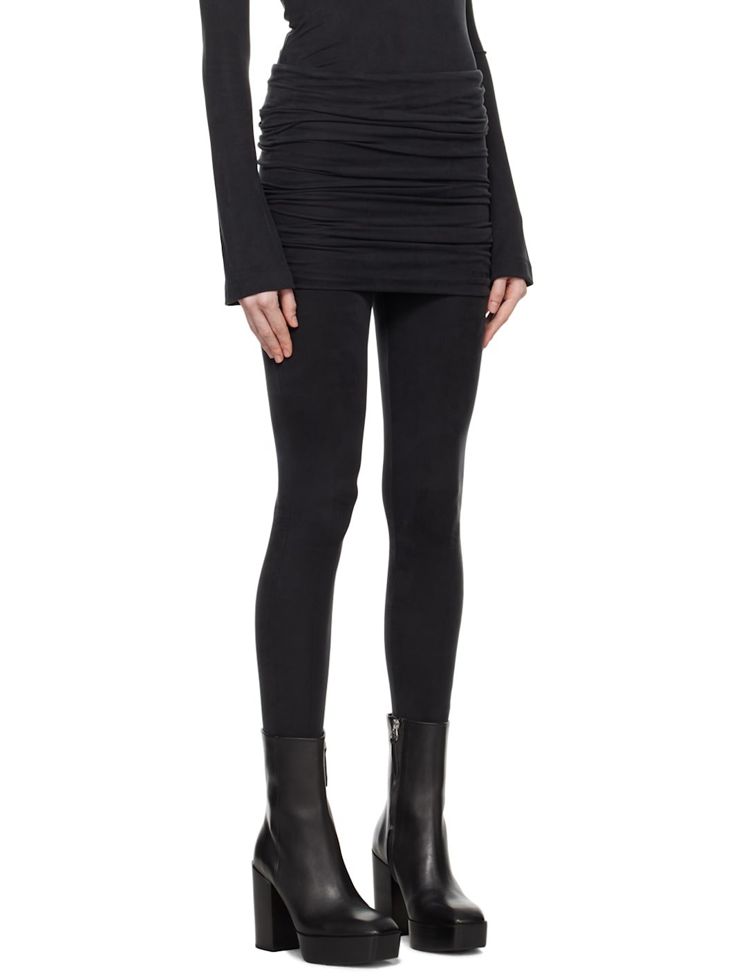 Black Warm-Up Leggings - 2
