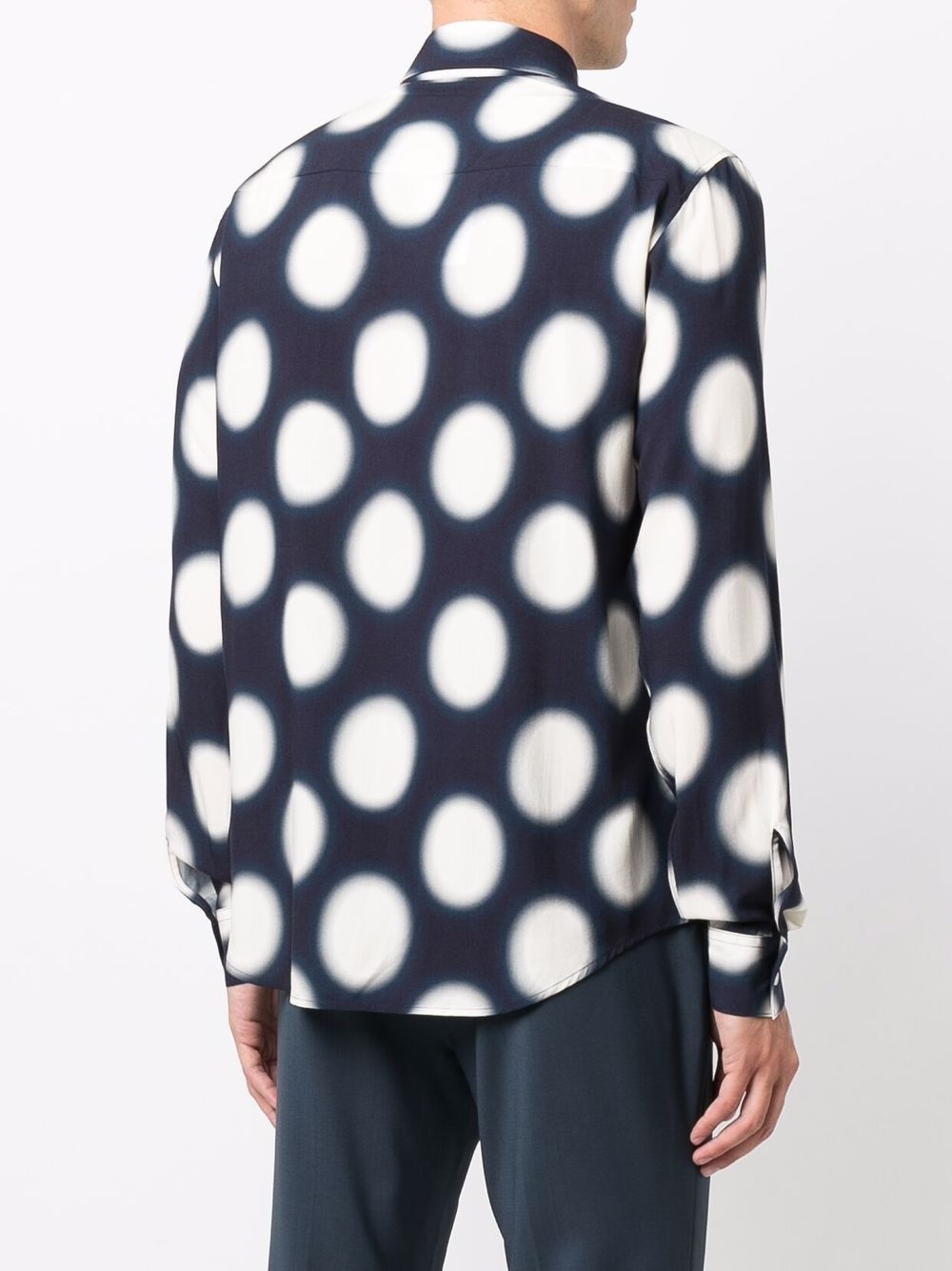 polka-dot print shirt - 4