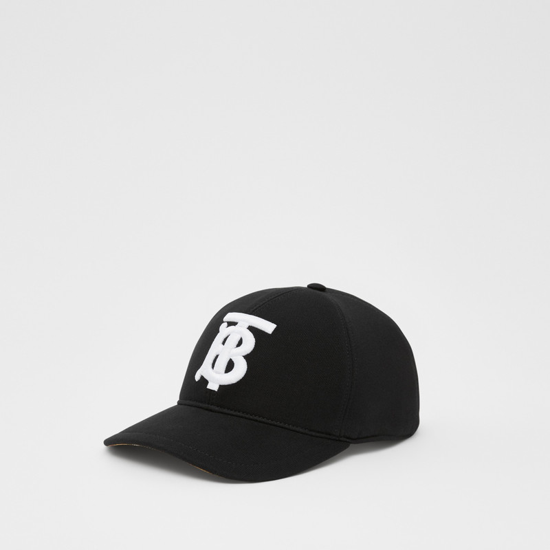 Monogram Motif Cotton Baseball Cap 6