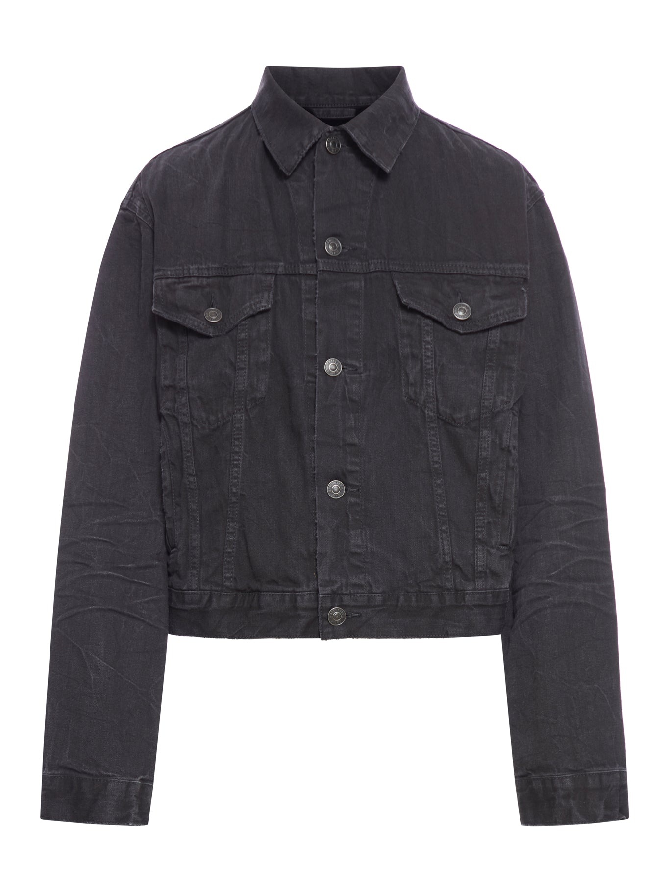 BALENCIAGA JAPANESE DENIM CROP JACKET | suitnegozi | REVERSIBLE