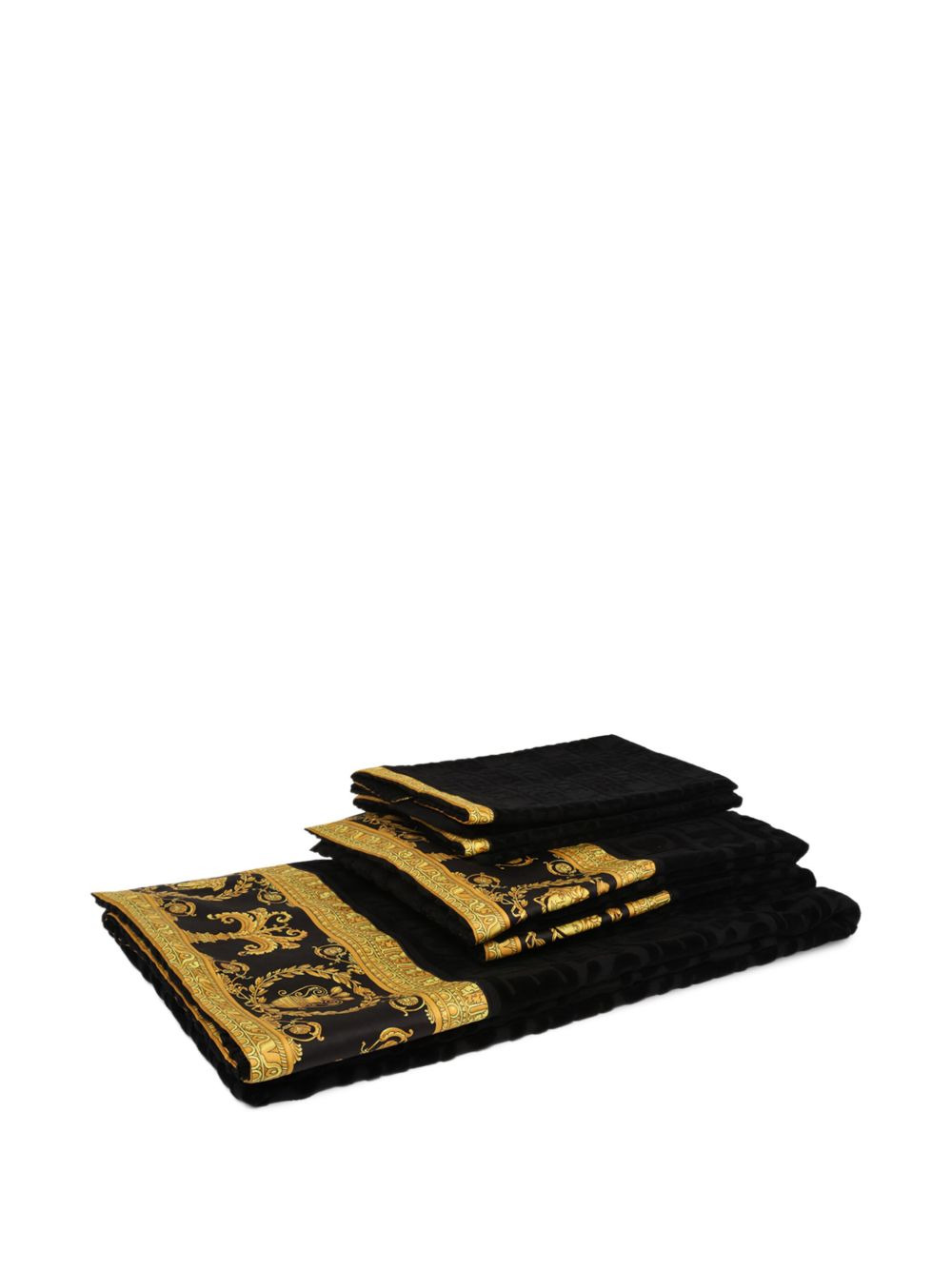 Barocco-print towel - 2