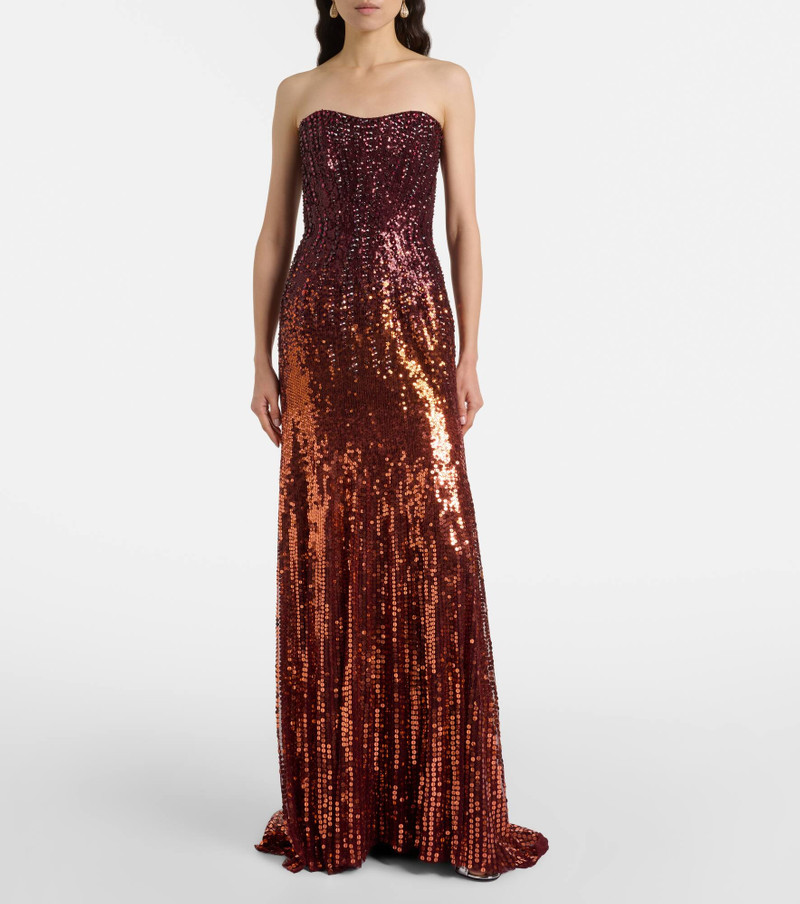 JENNY PACKHAM Lior embellished corset gown outlook