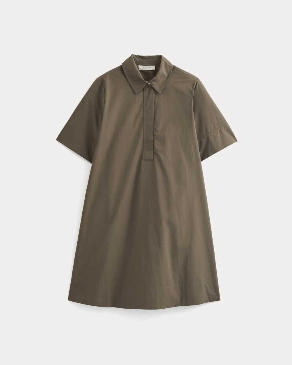 POPOVER MINI SHIRTRDRESS IN ULTRASOFT COTTON - 1