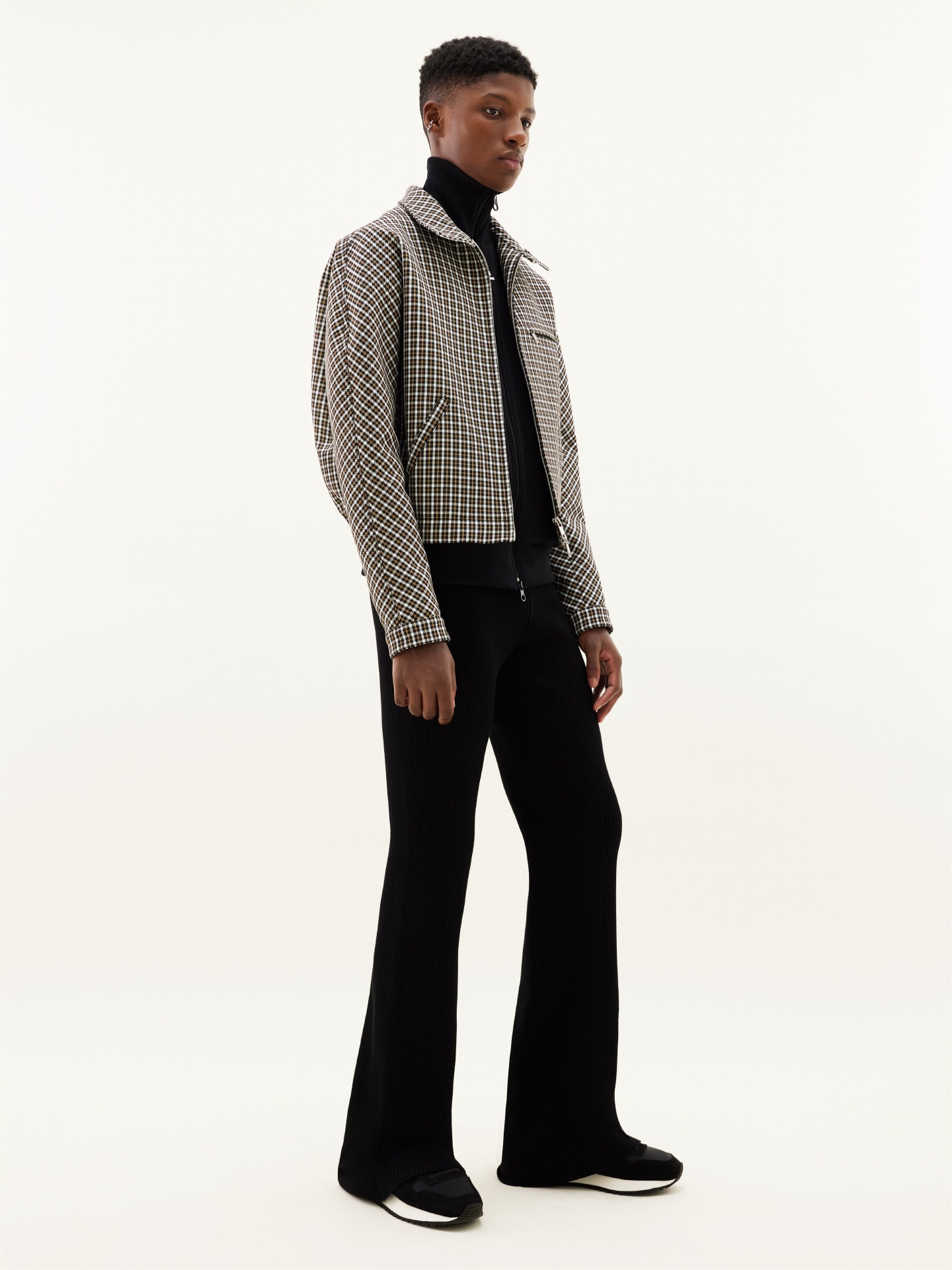 CHECK BOMBERS JACKET - 3
