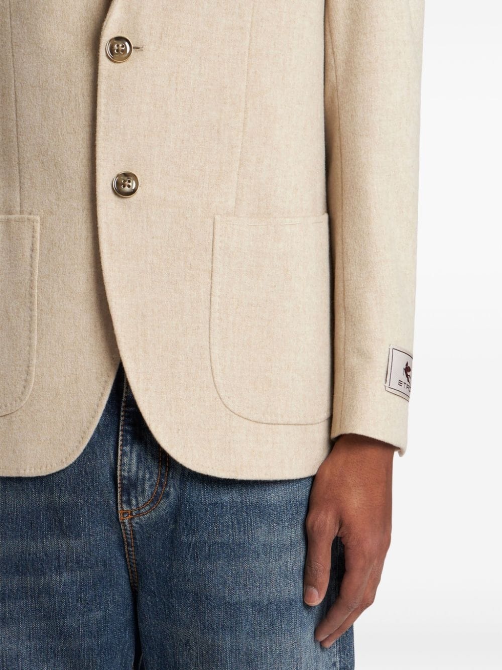 cashmere blazer - 4