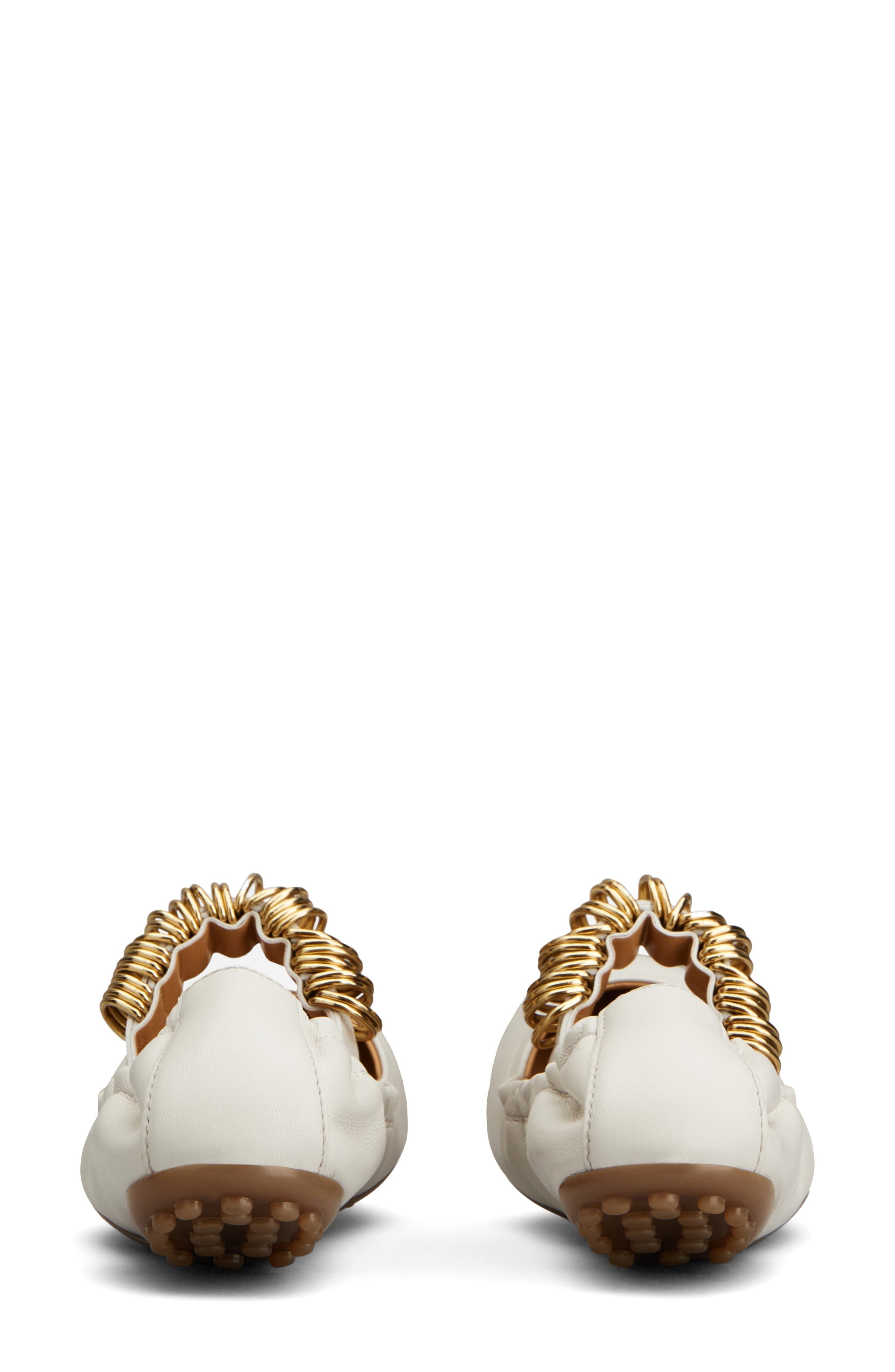 Tod's Ring Embellished Mary Jane in Bianco Calce at Nordstrom - 5