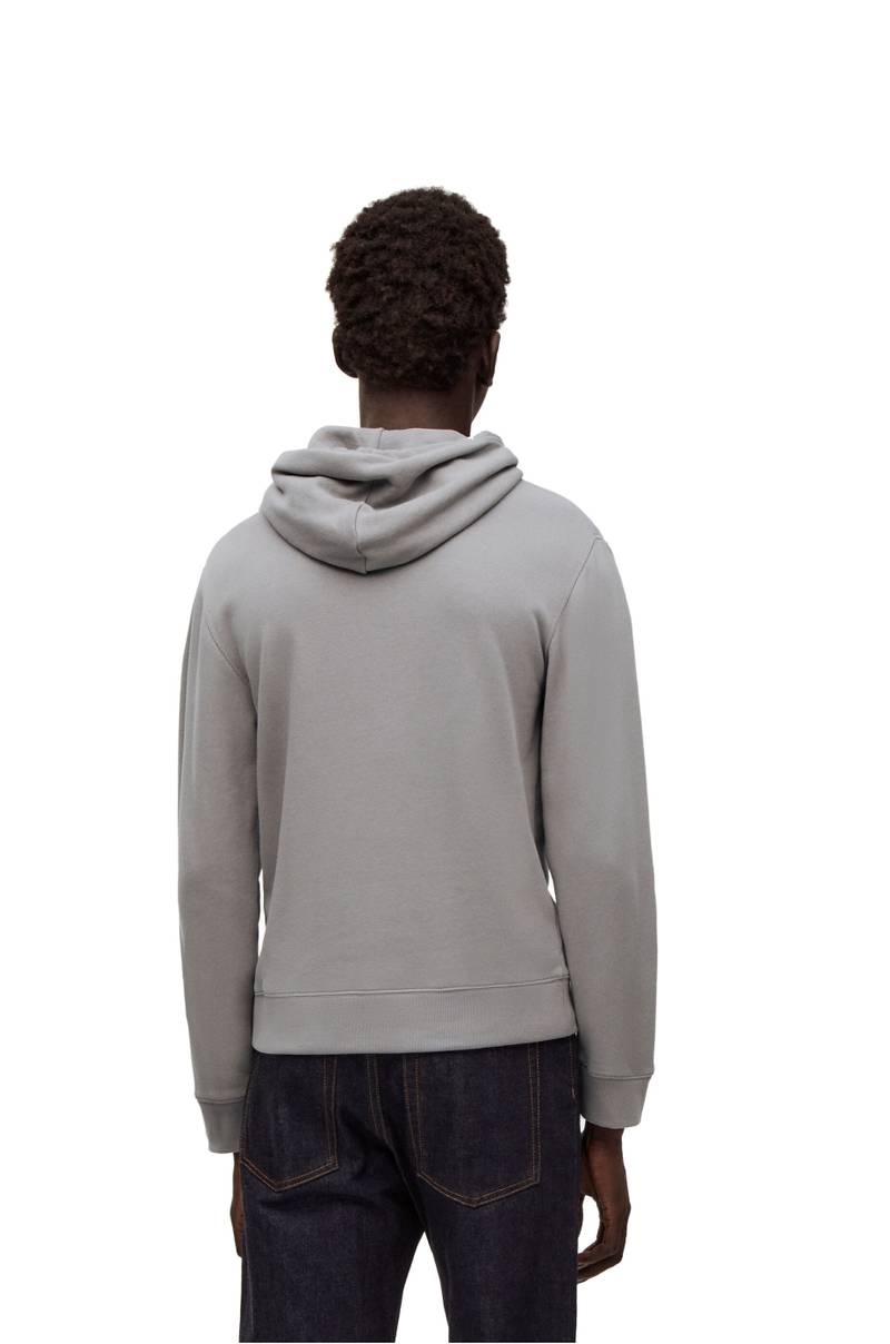 Anagram tonal hoodie in cotton 4