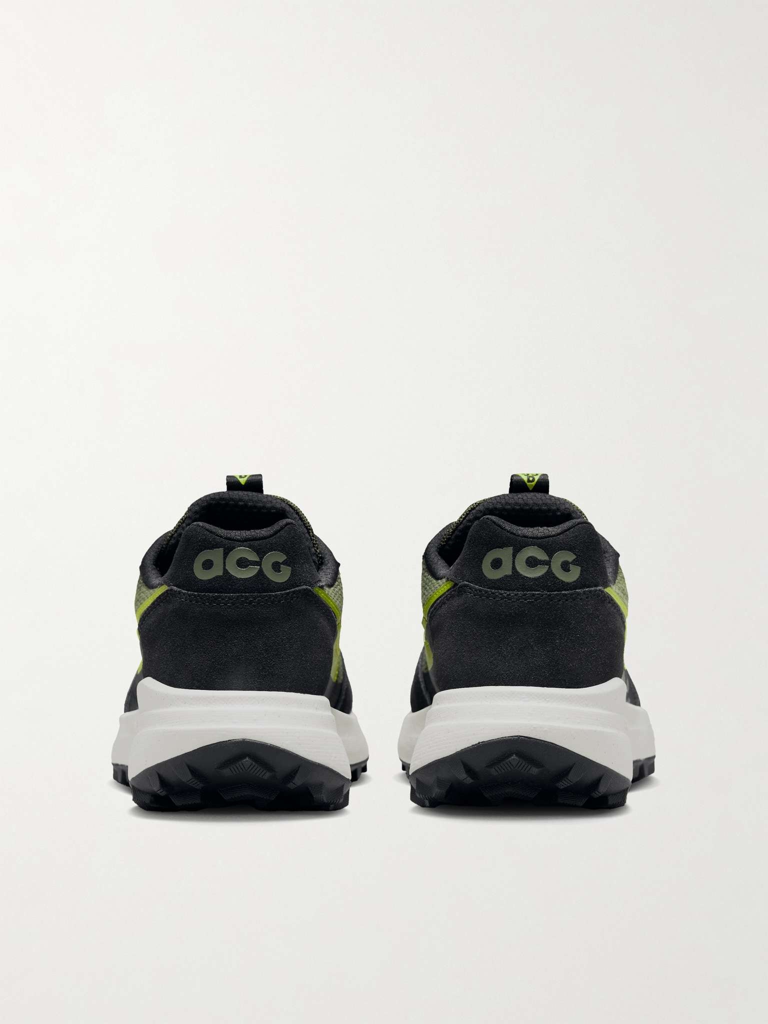 ACG Lowcate Leather-Trimmed Suede and Mesh Sneakers - 4