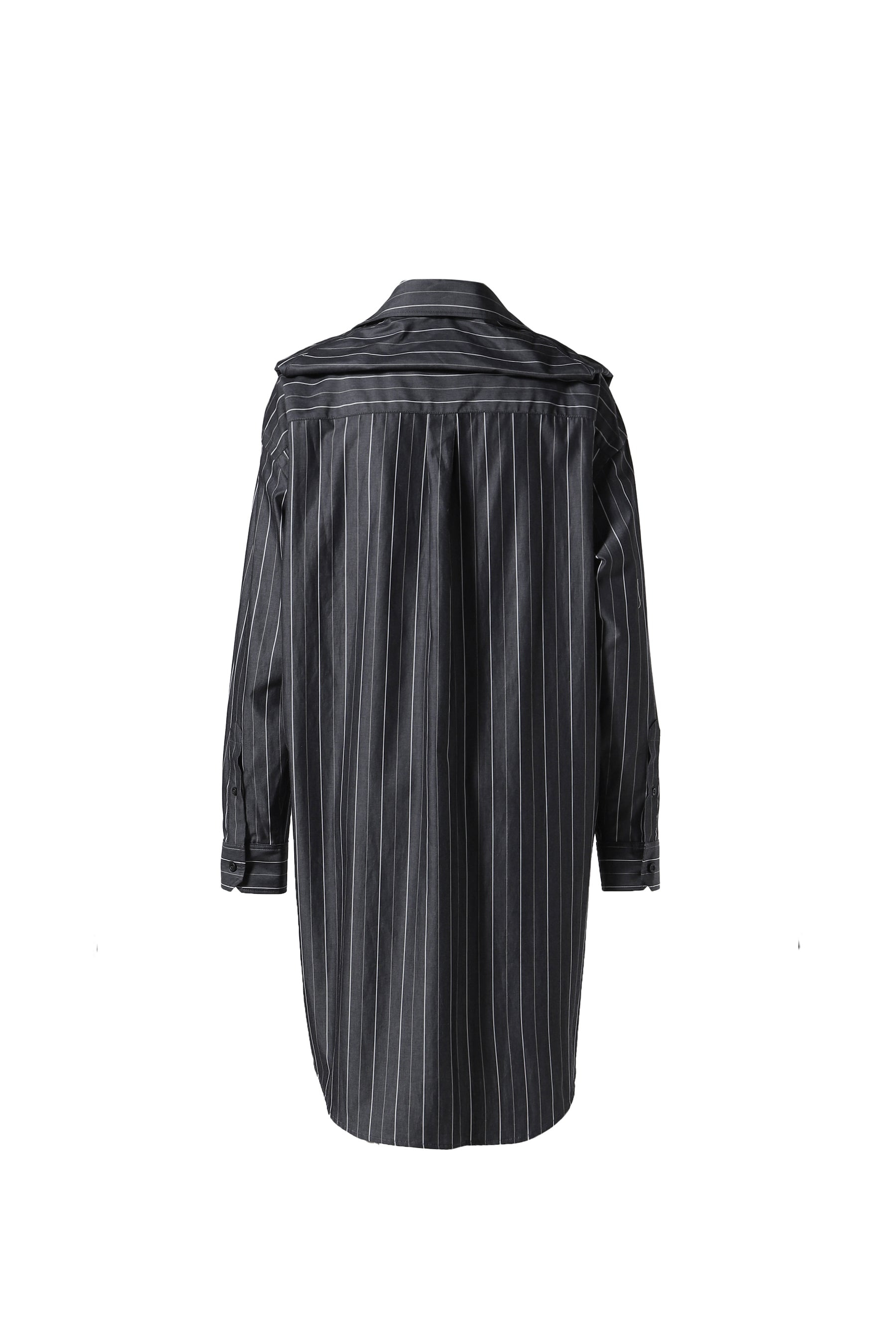 EVERGREEN CHAIN SHIRT DRESS / GRY - 3