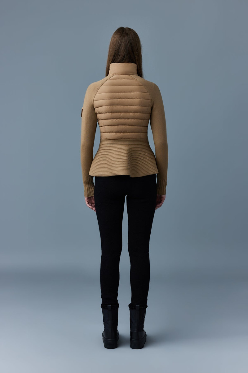 JOY Recycled hybrid cardigan with peplum 4