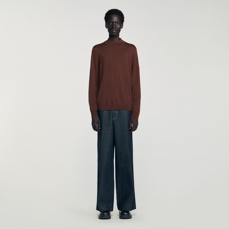 WOOL SWEATER WITH HIGH NECK 3