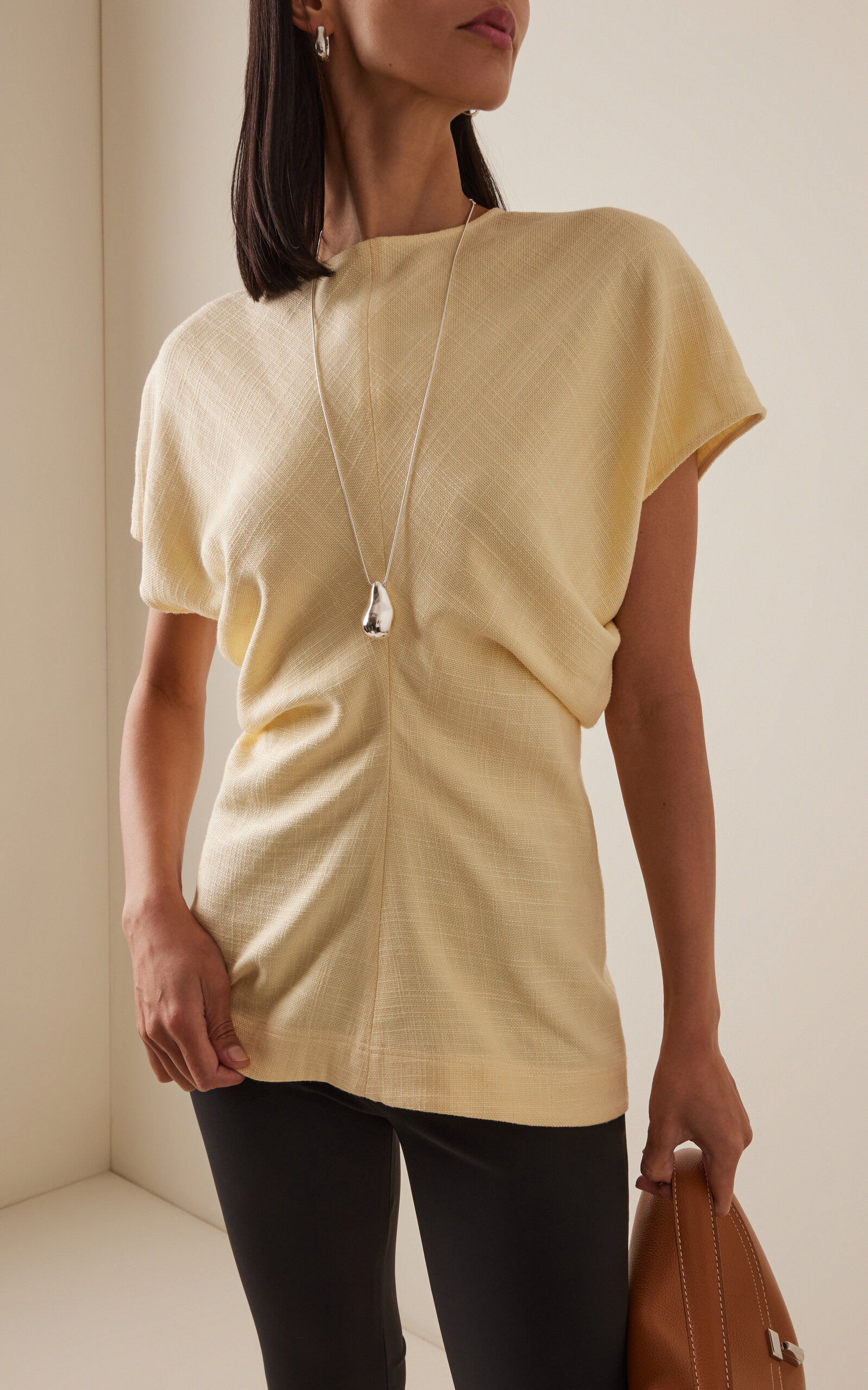 Slouch Waist Top yellow - 2