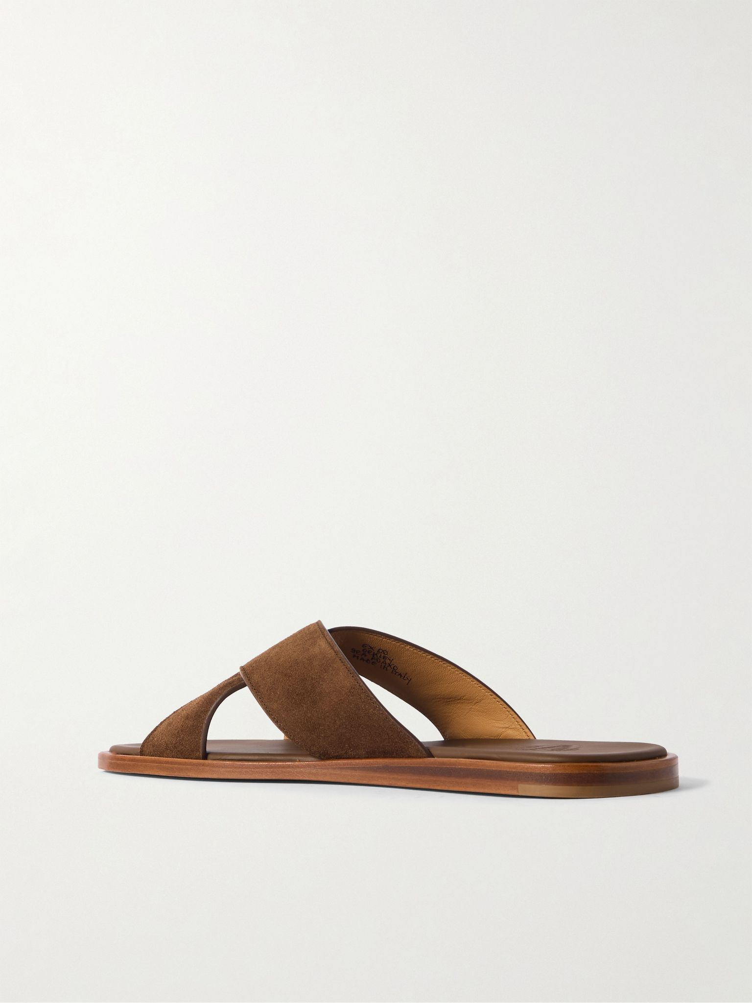 Ockley Suede Sandals Brown - 4