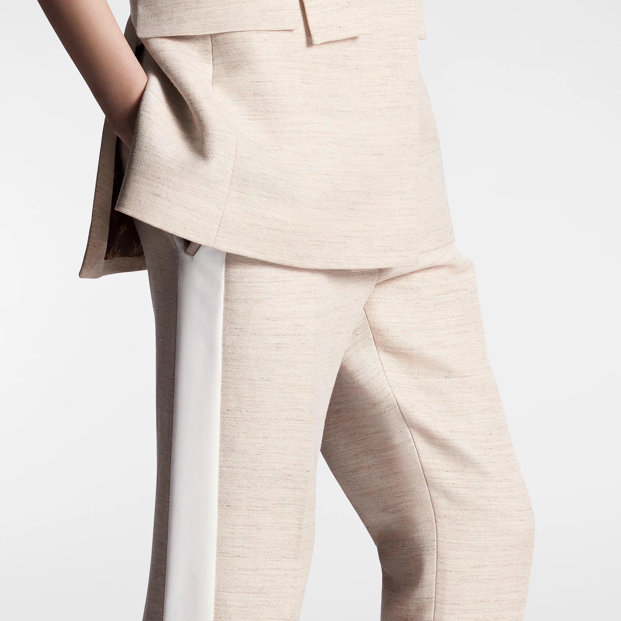 Side Accent Tailored Pants - 2