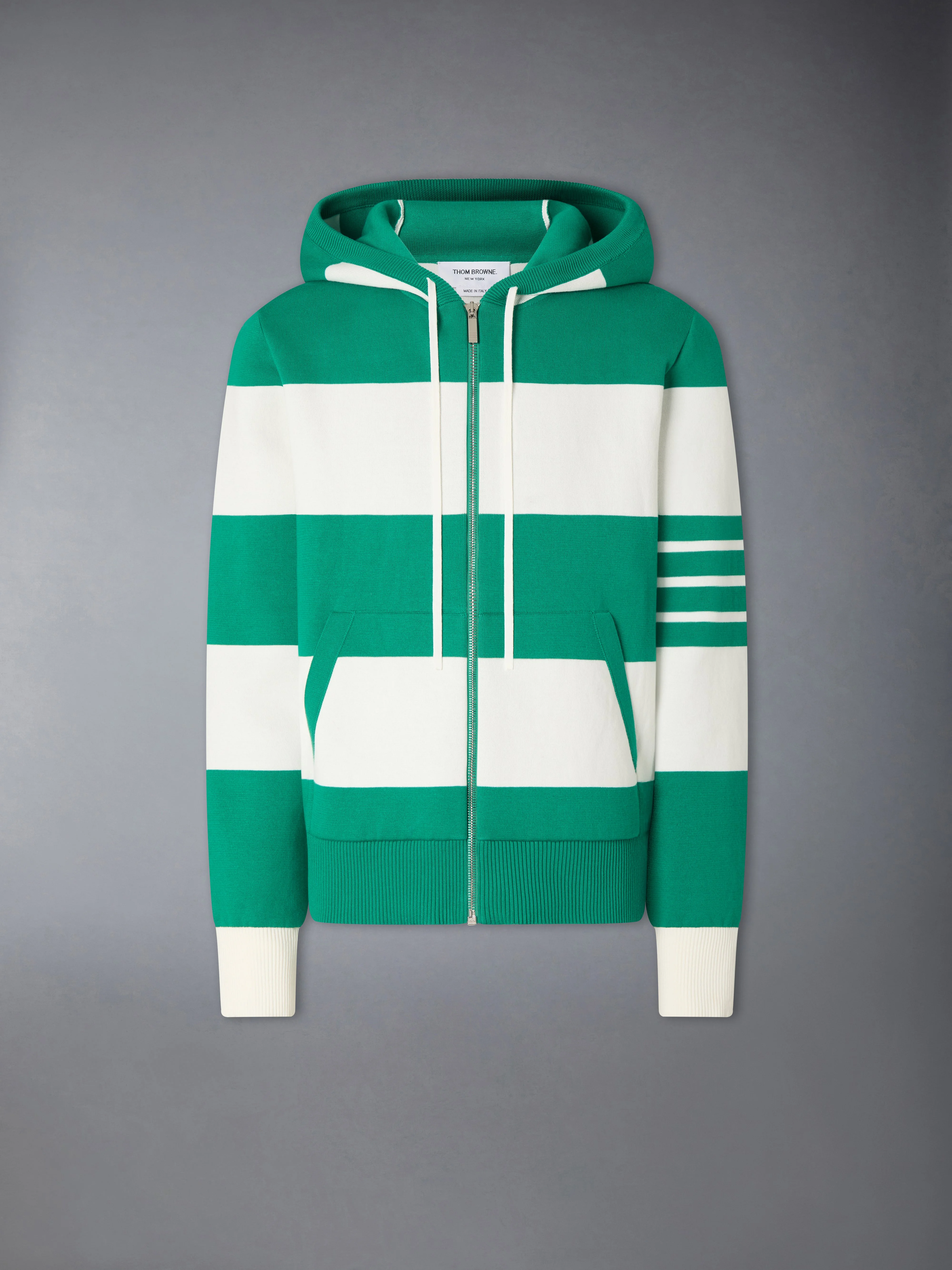 HECTOR 4-BAR RUGBY ZIP UP HOODIE - 1