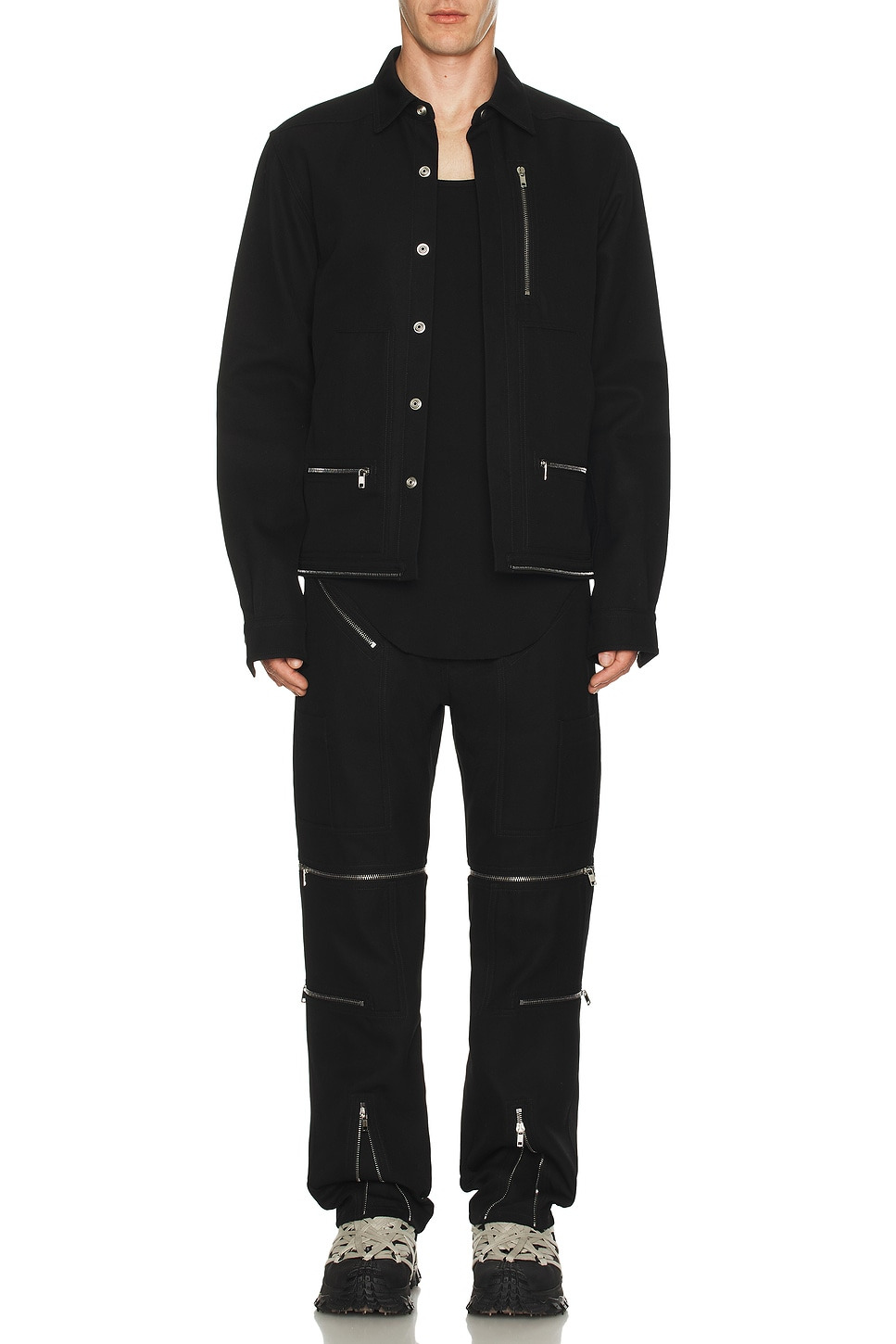 Rick Owen Bonotto Headon Convertible Pant - 6