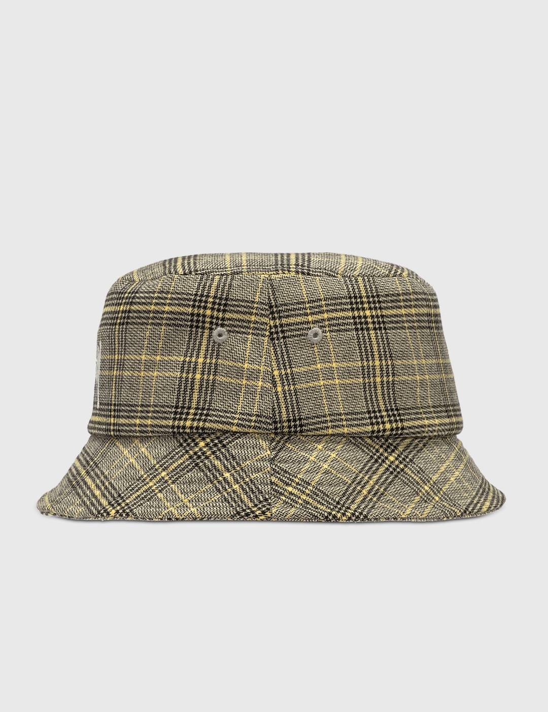 Big Logo Plaid Bucket Hat - 3