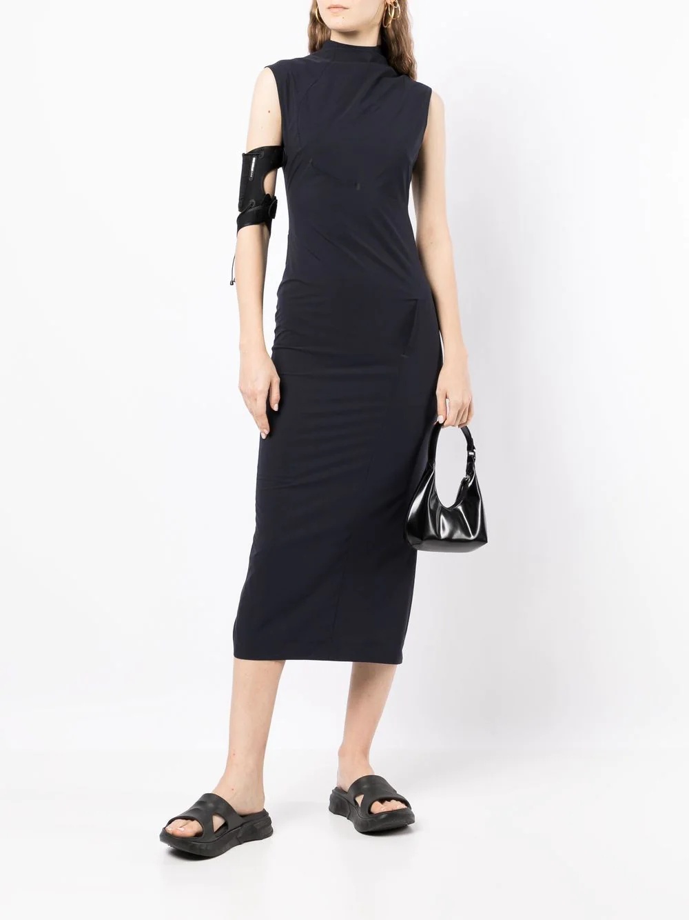 fitted midi dress - 2
