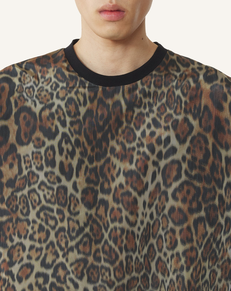 REVERSIBLE PRINTED T-SHIRT IN COTTON AND TAFFETA 6