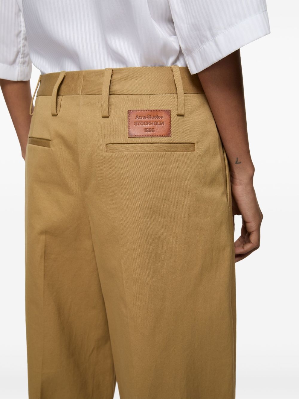 twill tailored trousers - 5