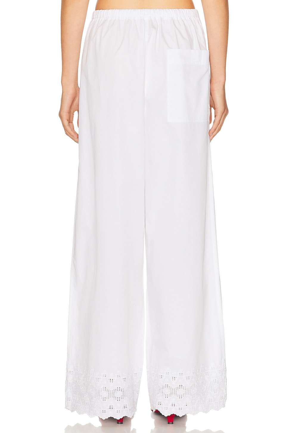 The Summer Pant With Vintage Swiss Embroidery - 4