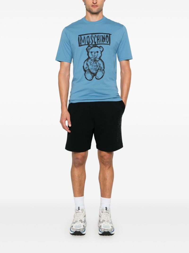 Moschino logo-lettering shorts outlook