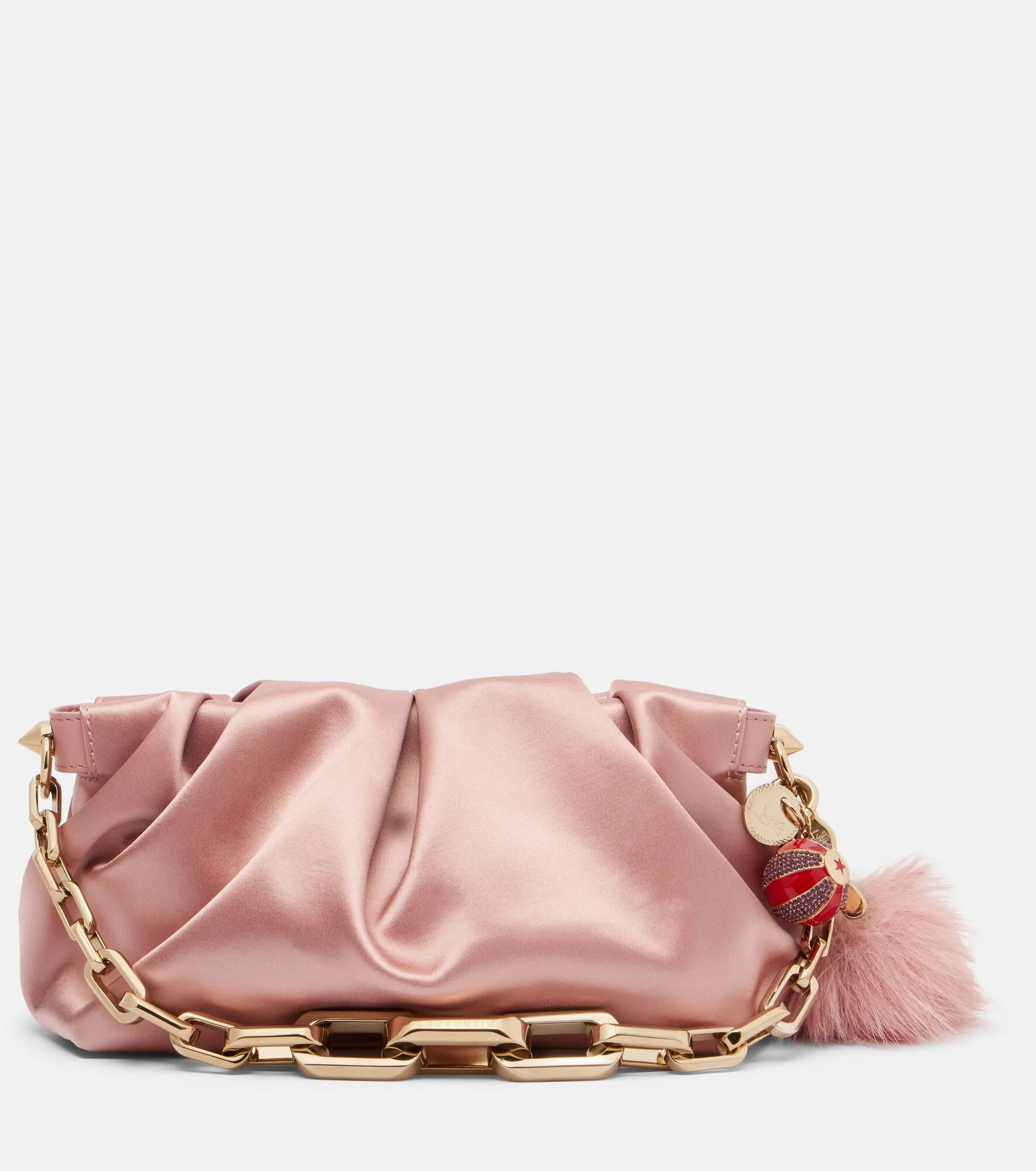 Eva Small crêpe satin clutch - 1