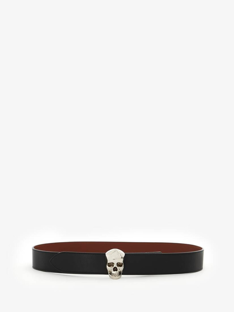 Men's 3d Skull Belt in Black 1