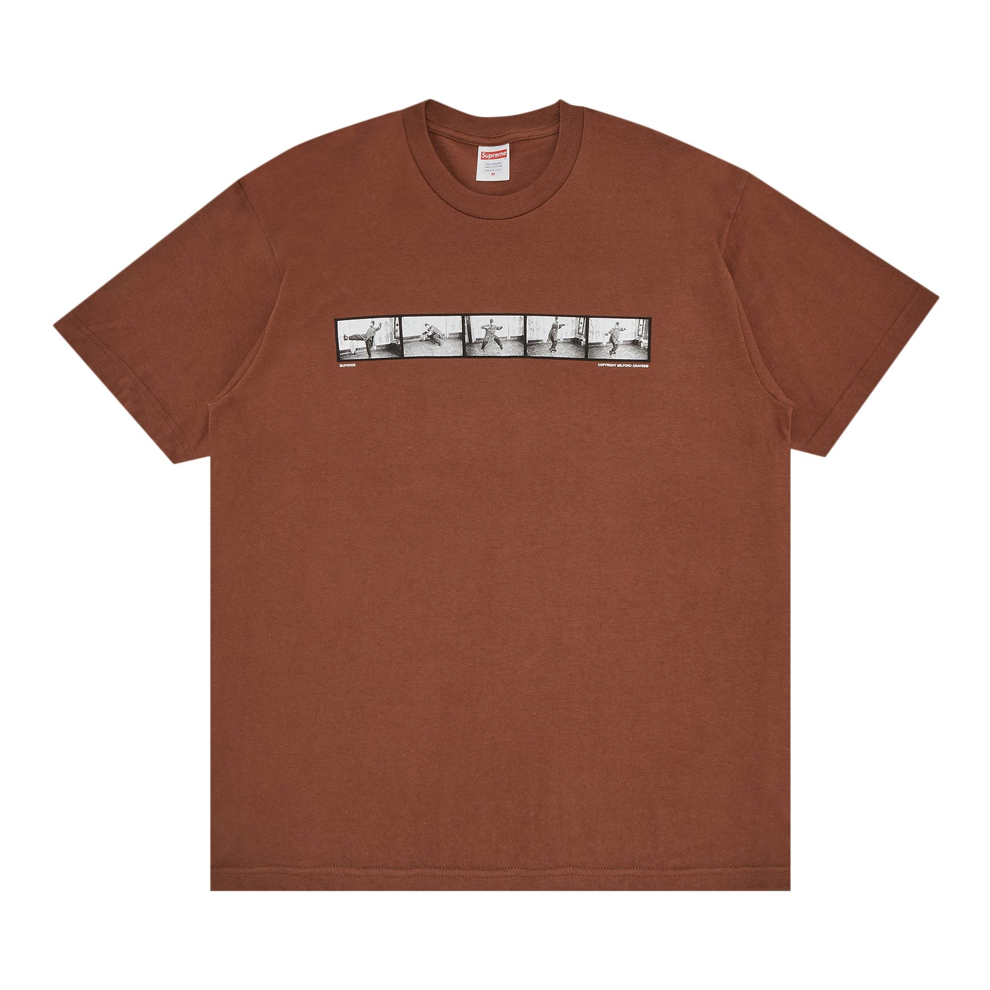 Supreme Milford Graves Tee 'Brown' - 1