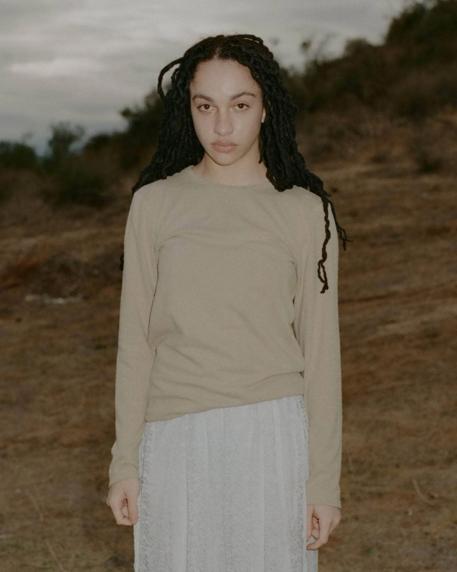 Silk Long Sleeve Tee - Wild Silk Jersey - 1