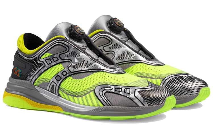 Gucci Ultrapace R Sneakers 'Silver Green' 623109-H9T30-8495 - 2