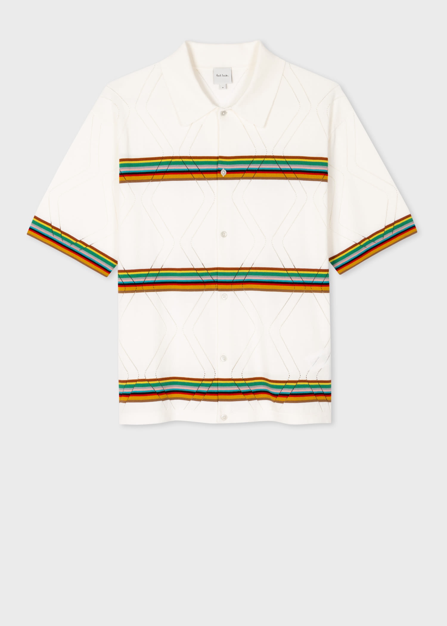 'Signature Stripe' Knitted Shirt - 1