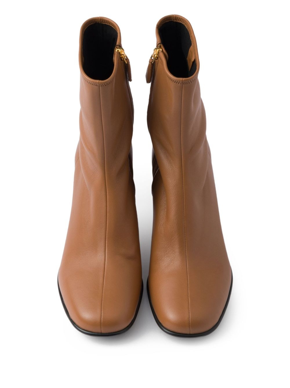 55mm zip-up block-heel boots - 4
