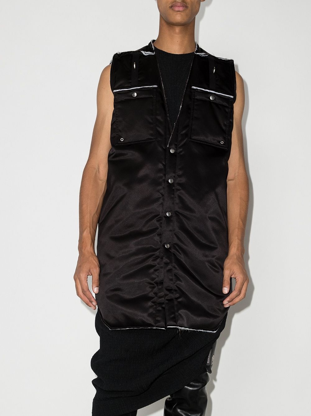 Outershirt unfinished gilet - 2