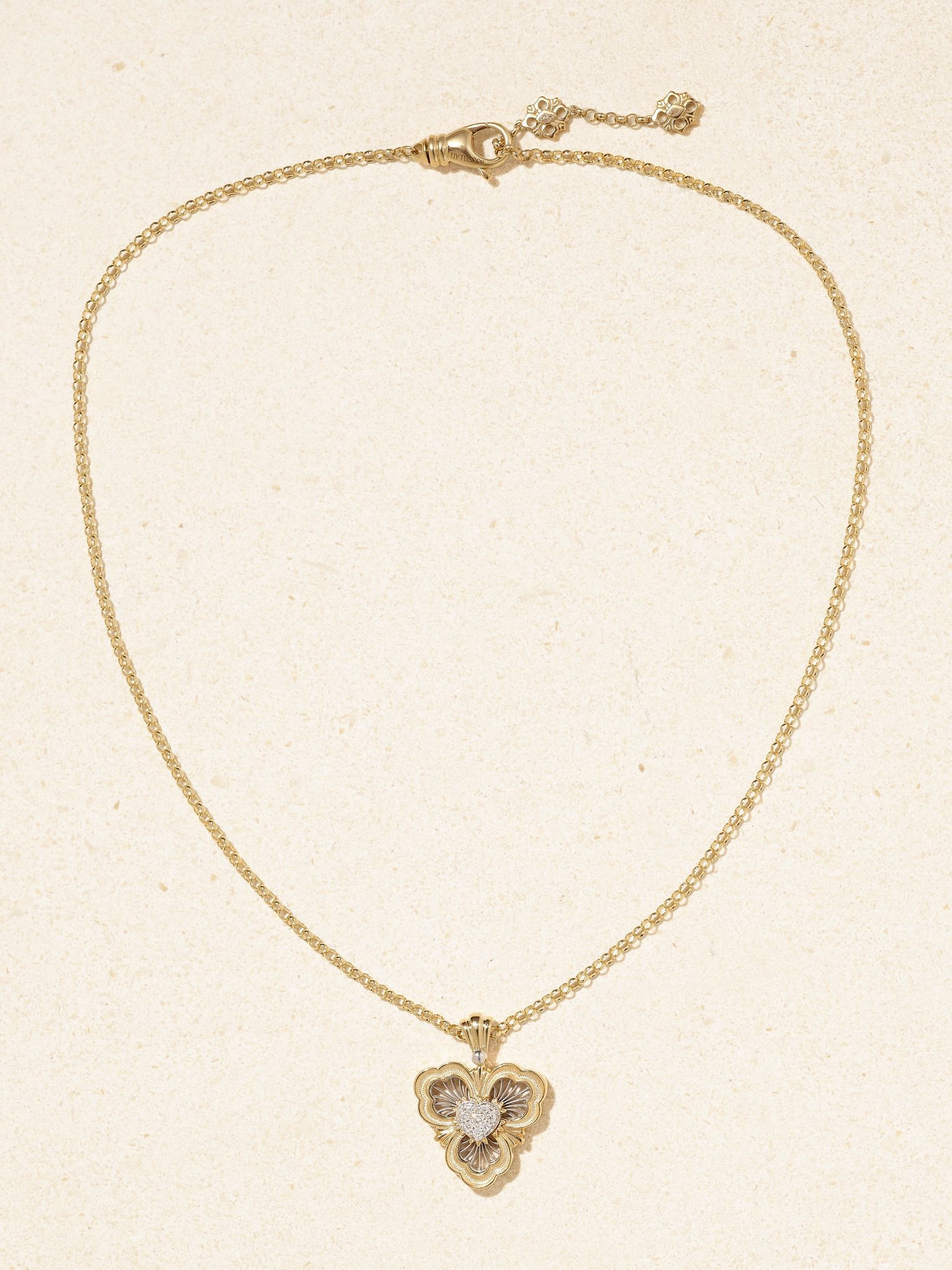 Opera Tulle 18-karat gold diamond necklace Gold - 4