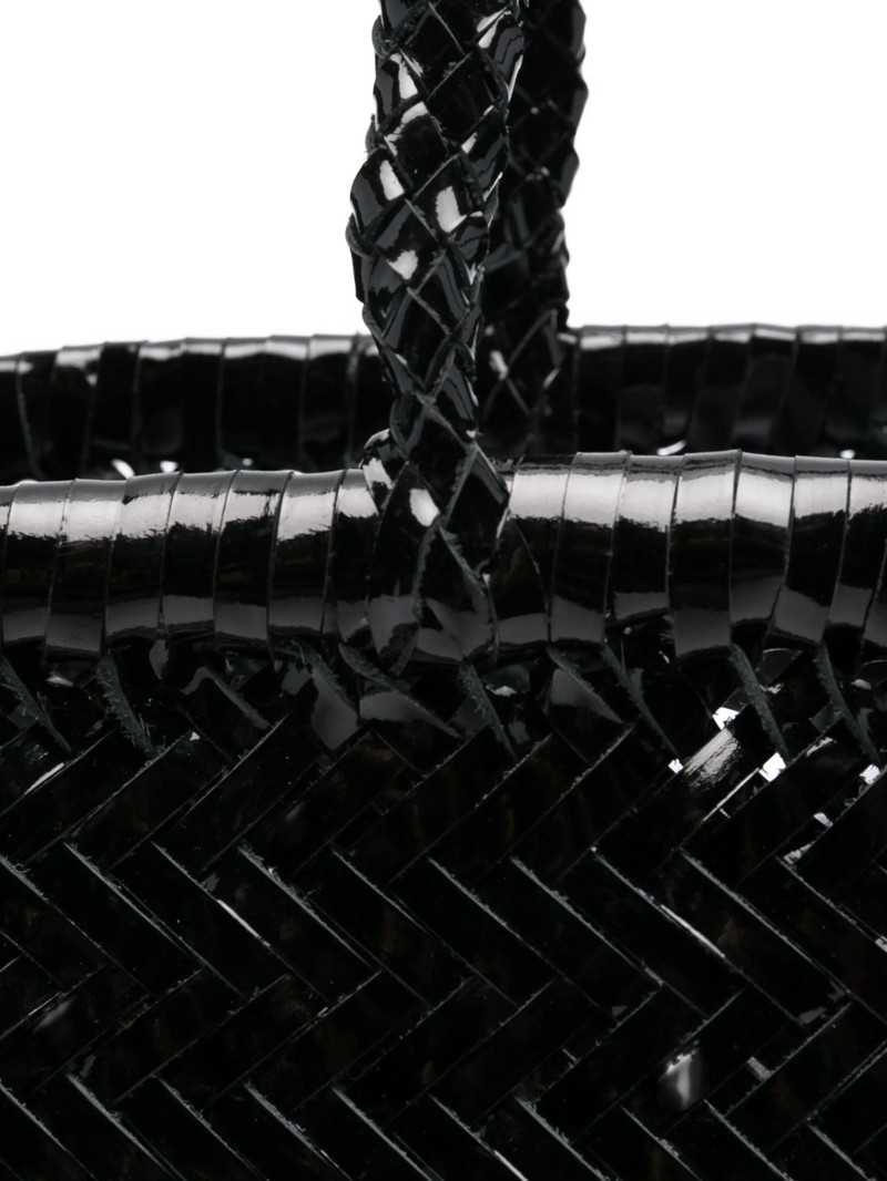 Dragon Diffusion Triple Jump Woven-leather Tote Bag 3