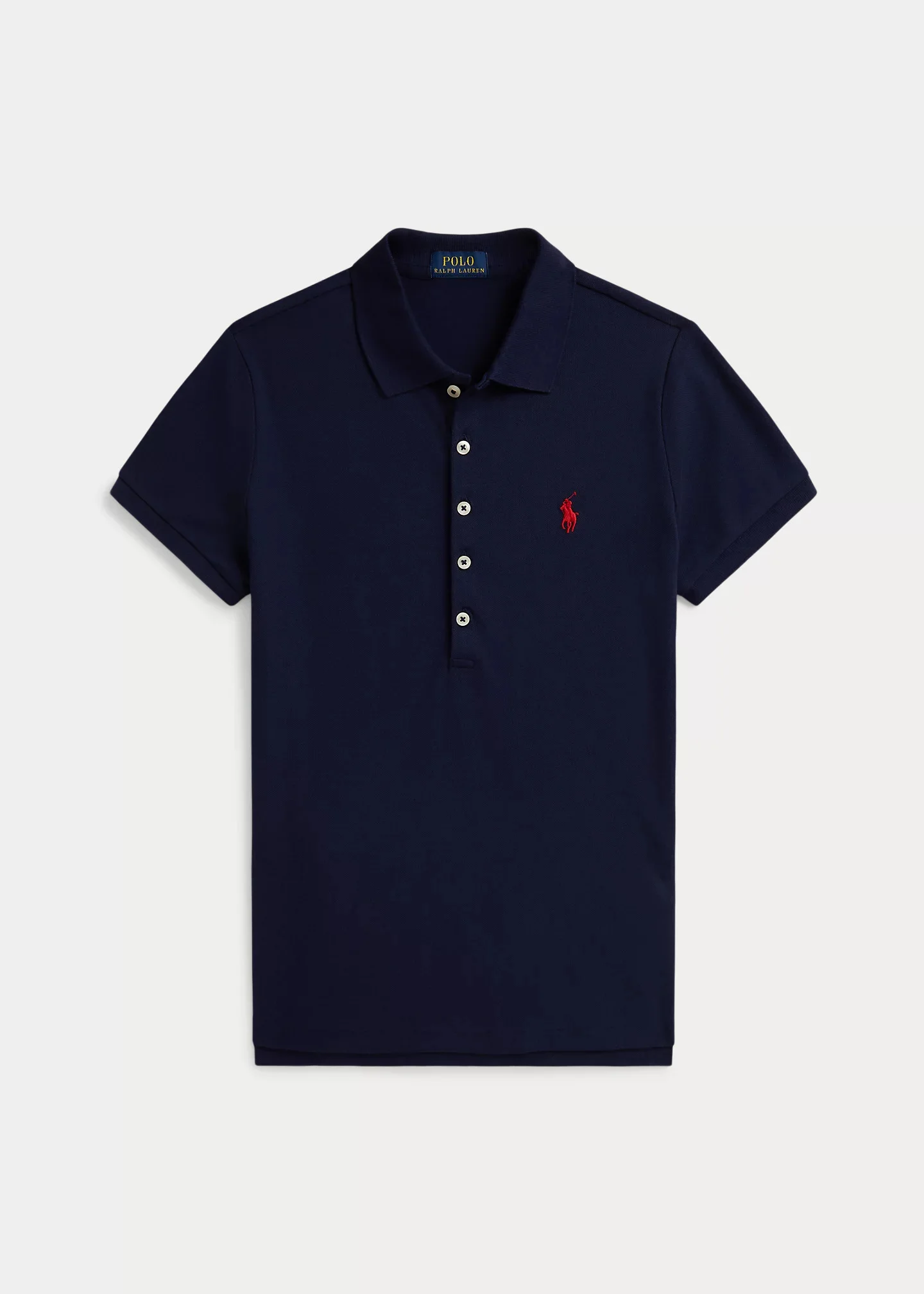 Slim Fit Stretch Polo Shirt - 1