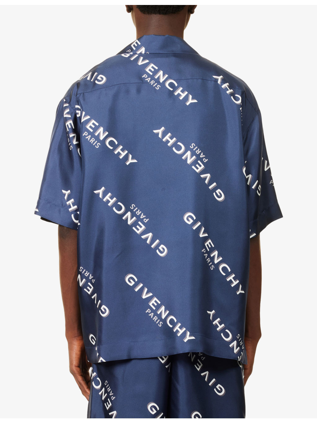 Logo Silk Bowling Shirt - 4