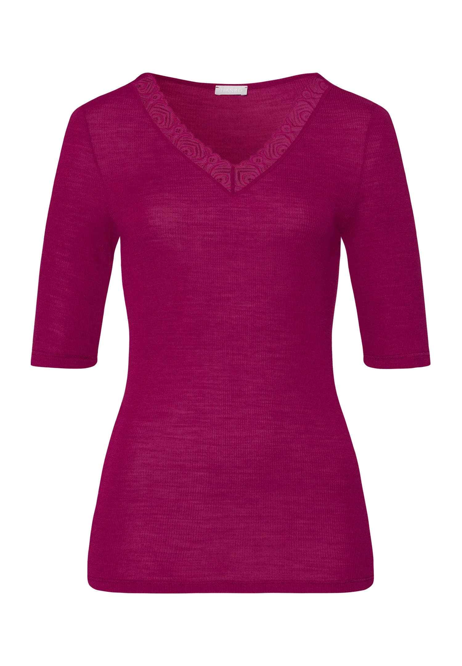 Woolen Lace Lace Trim Wool And Silk Top - 1