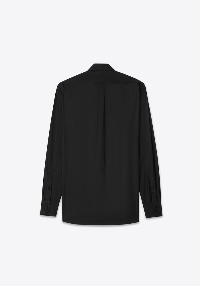 SHIRT 01  BLACK POPLIN - 3