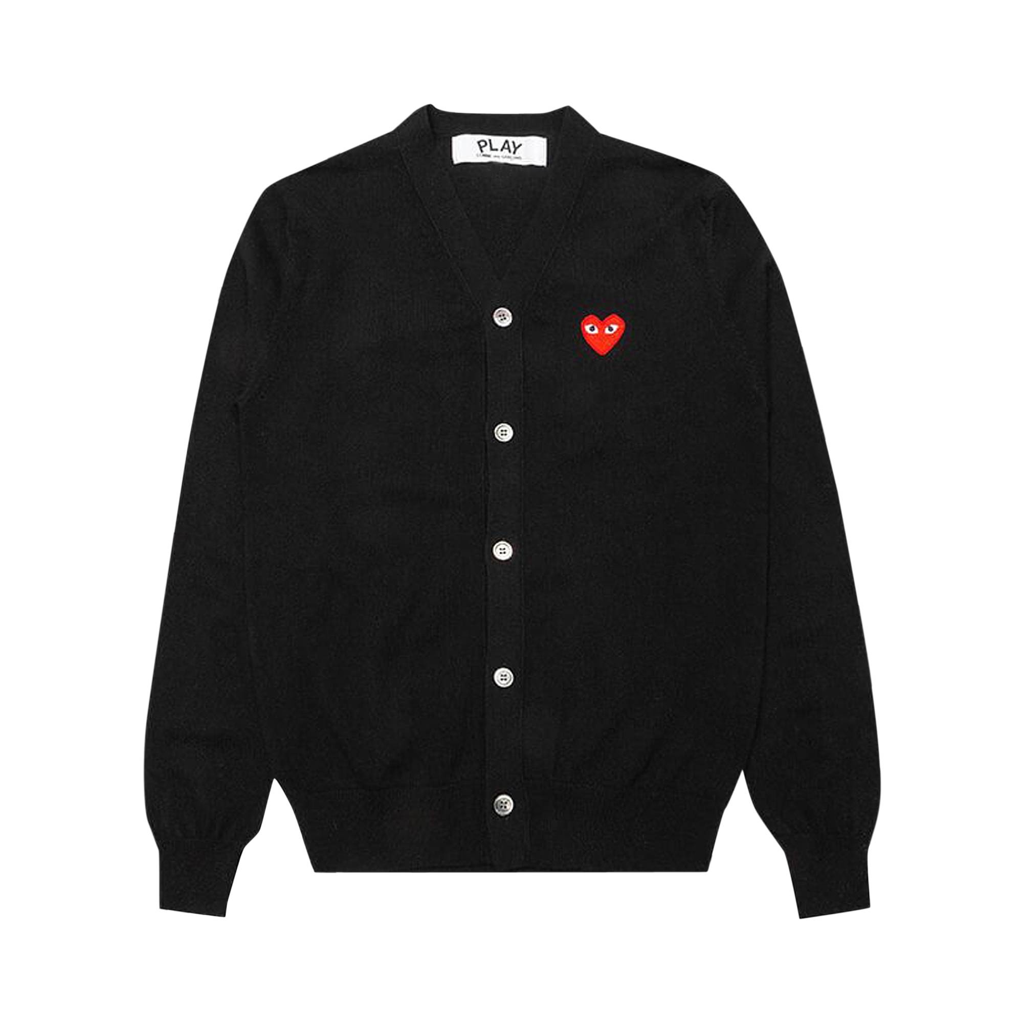 Comme des Garçons PLAY Knit Cardigan 'Black' - 1
