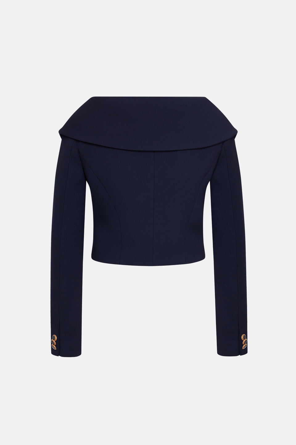 WOOL OFF THE SHOULDER JACKET - 2