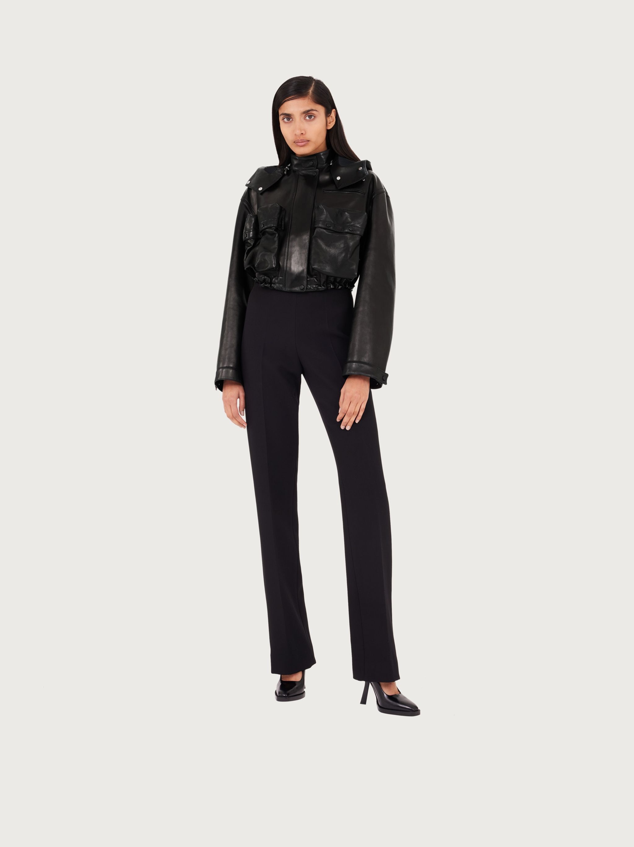 Oversize blouson with 3D pockets - 7