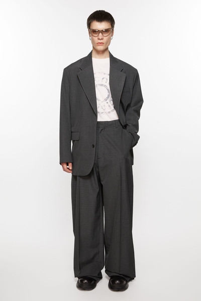 Acne Studios Tailored trousers - Anthracite grey outlook