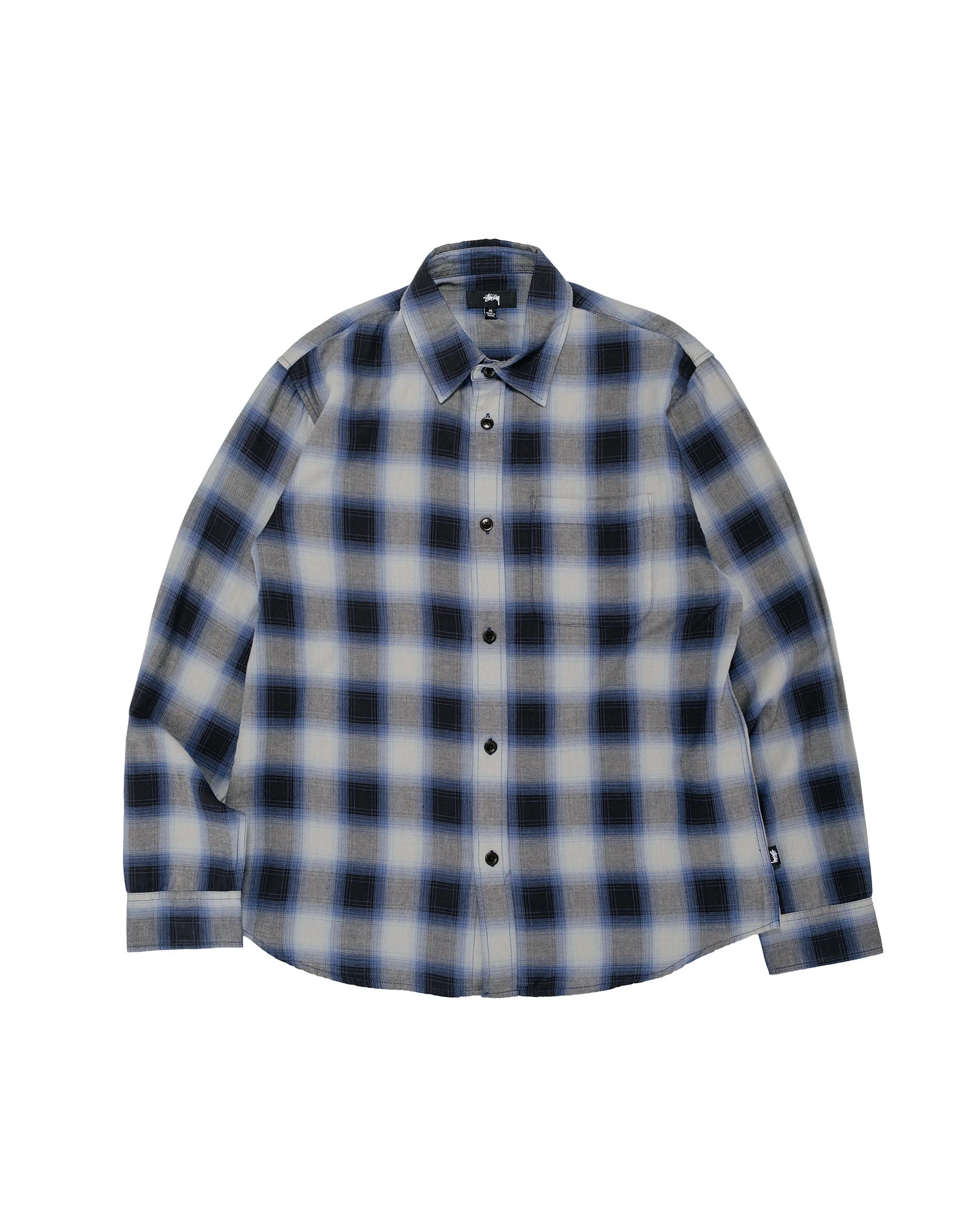 Stüssy Beach Ombre Plaid Shirt Black - 1
