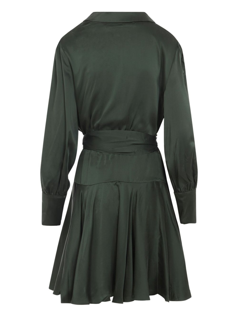 wrap-effect ruffled dress - 2
