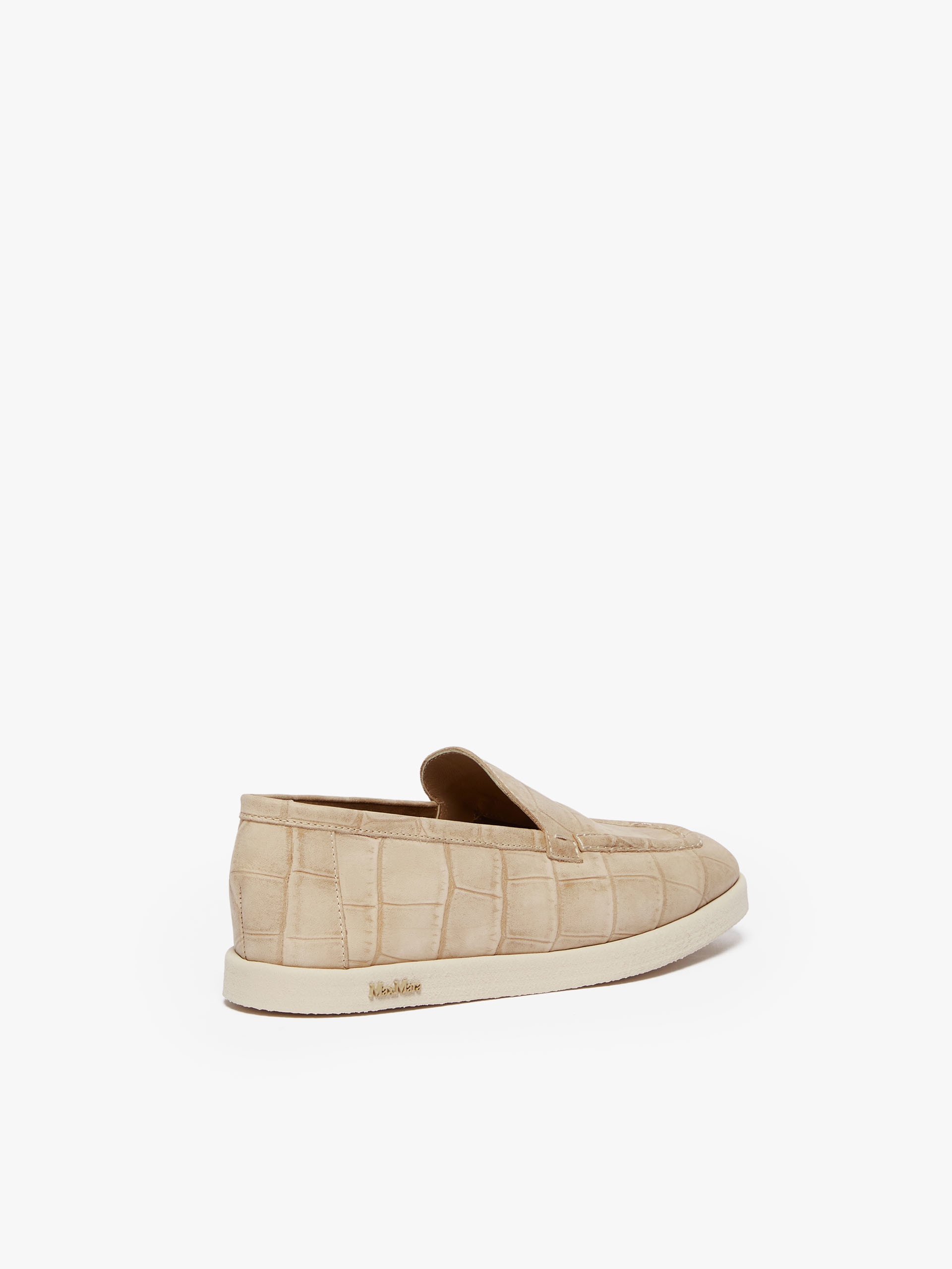 SOFTLOAFER Crocodile-embossed leather loafers - 3